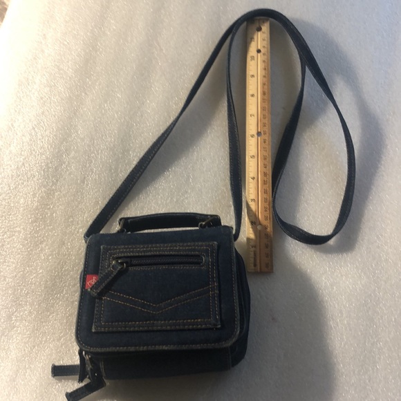 Vtg mini Demin cross body bag / purse . - Picture 17 of 17
